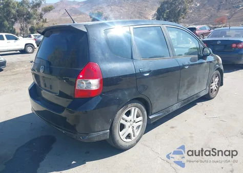 2007 Honda Fit Sport из США, поврежденный, VIN JHMGD38677S060920